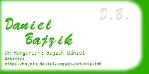 daniel bajzik business card